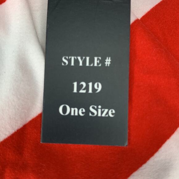 Viv Collection NWT Patriotic Leggings Red Blue and White One Size Fits Most - Picture 11 of 11